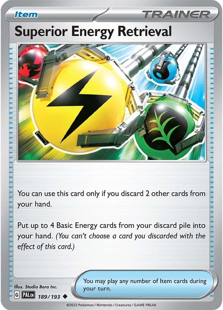 Superior Energy Retrieval (189/193) [Scarlet & Violet: Paldea Evolved] | Chromatic Games