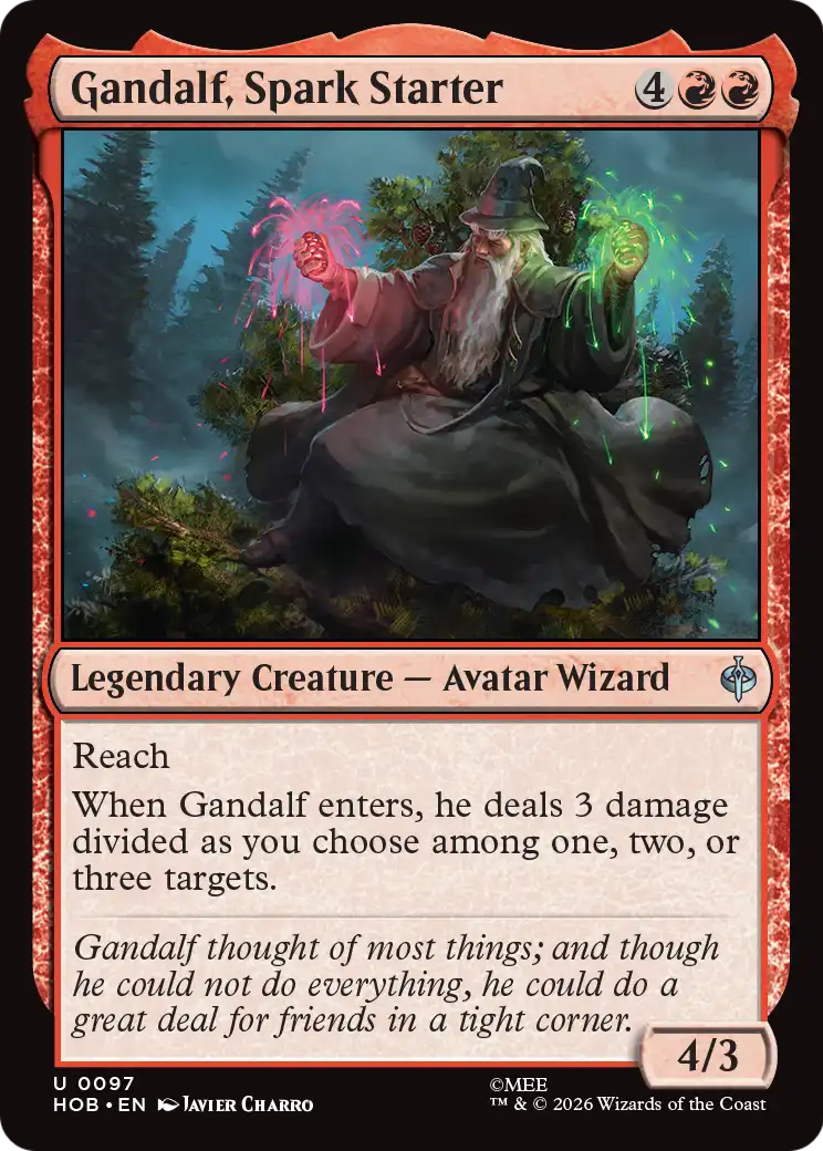 Gandalf, Spark Starter [The Hobbit] | Chromatic Games