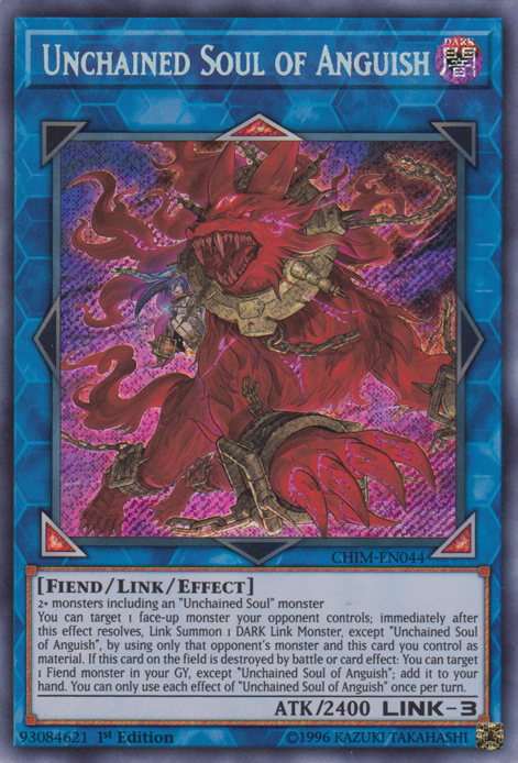 Unchained Soul of Anguish [CHIM-EN044] Secret Rare | Chromatic Games