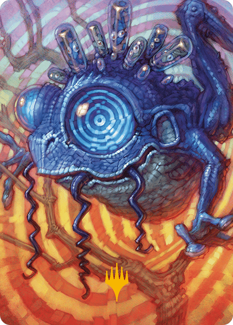 Psychic Frog Art Card (Gold-Stamped Planeswalker Symbol) [Modern Horizons 3 Art Series] | Chromatic Games