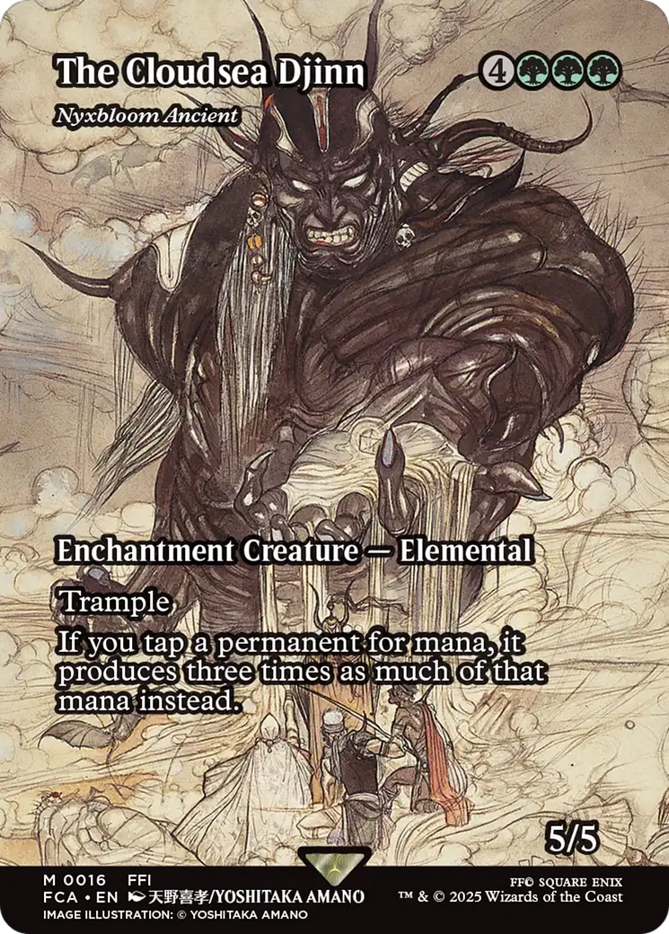The Cloudsea Djinn - Nyxbloom Ancient (Showcase) [FINAL FANTASY : Through the Ages] | Chromatic Games