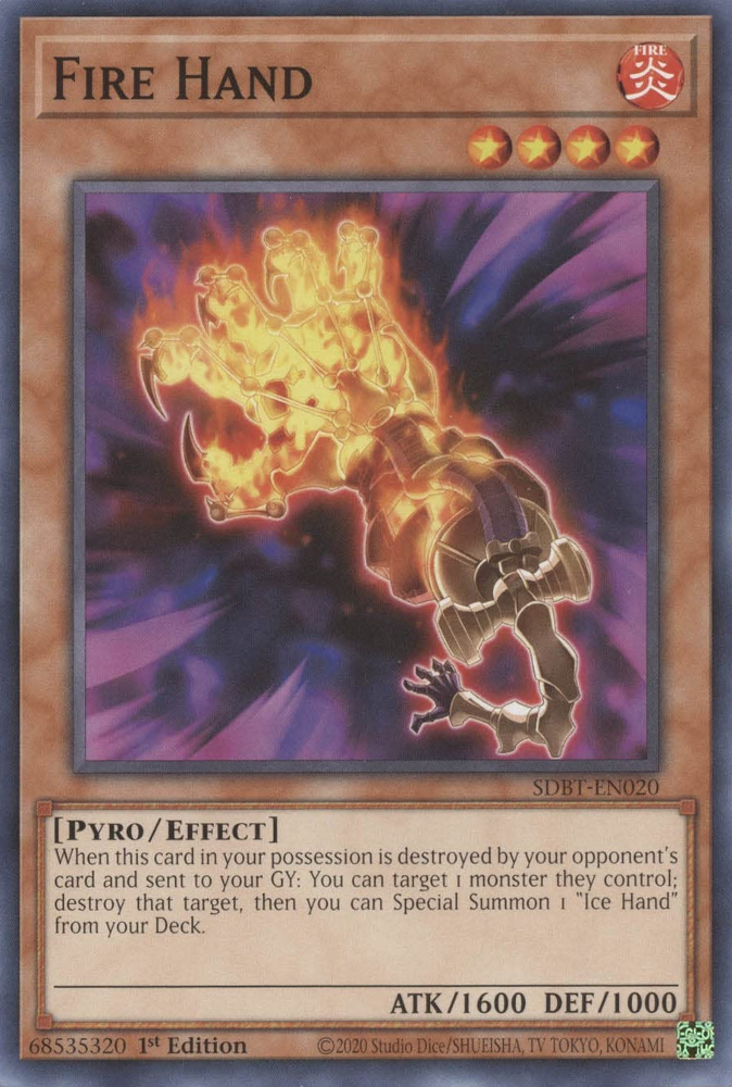 Fire Hand [SDBT-EN020] Common | Chromatic Games