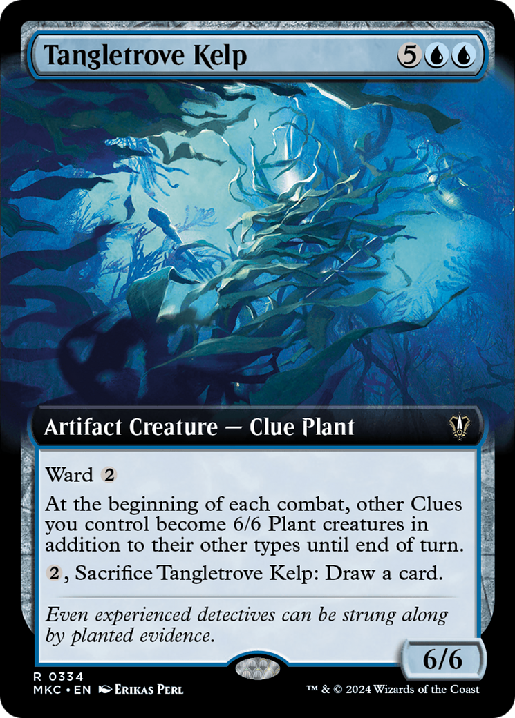 Tangletrove Kelp (Extended Art) [Murders at Karlov Manor Commander] | Chromatic Games