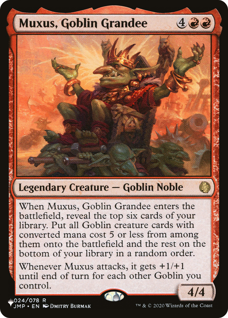 Muxus, Goblin Grandee [The List Reprints] | Chromatic Games