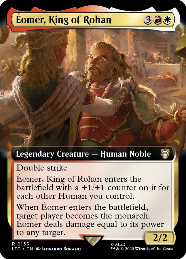 Eomer, King of Rohan (Extended Art) [The Lord of the Rings: Tales of Middle-Earth Commander] | Chromatic Games