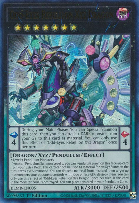 Odd-Eyes Rebellion Xyz Dragon [BLMR-EN005] Ultra Rare | Chromatic Games