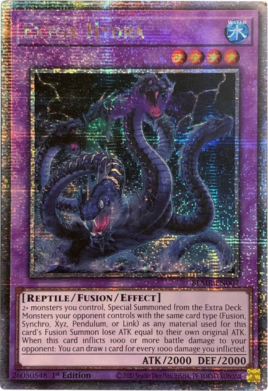 Extox Hydra [BLMR-EN007] Quarter Century Secret Rare | Chromatic Games