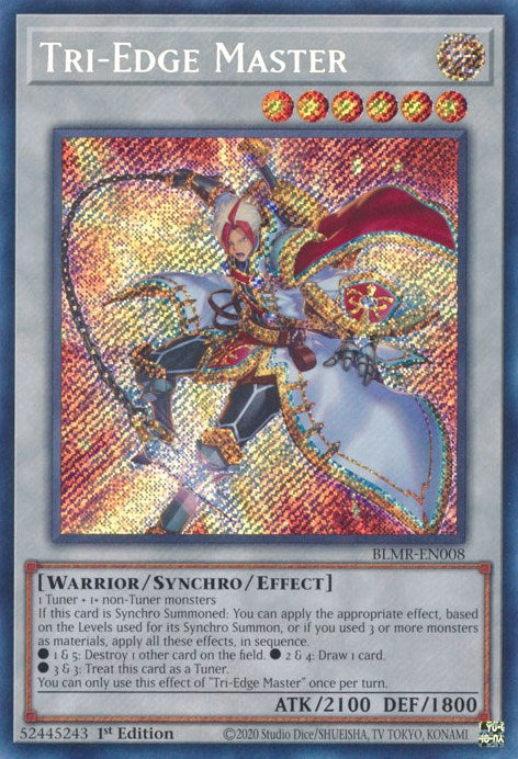 Tri-Edge Master [BLMR-EN008] Secret Rare | Chromatic Games