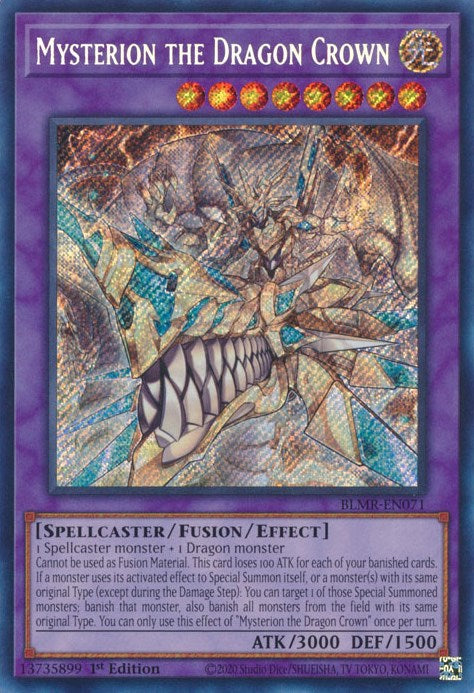 Mysterion the Dragon Crown [BLMR-EN071] Secret Rare | Chromatic Games
