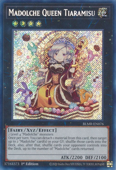 Madolche Queen Tiaramisu [BLMR-EN076] Secret Rare | Chromatic Games