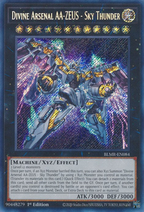 Divine Arsenal AA-ZEUS - Sky Thunder [BLMR-EN084] Secret Rare | Chromatic Games