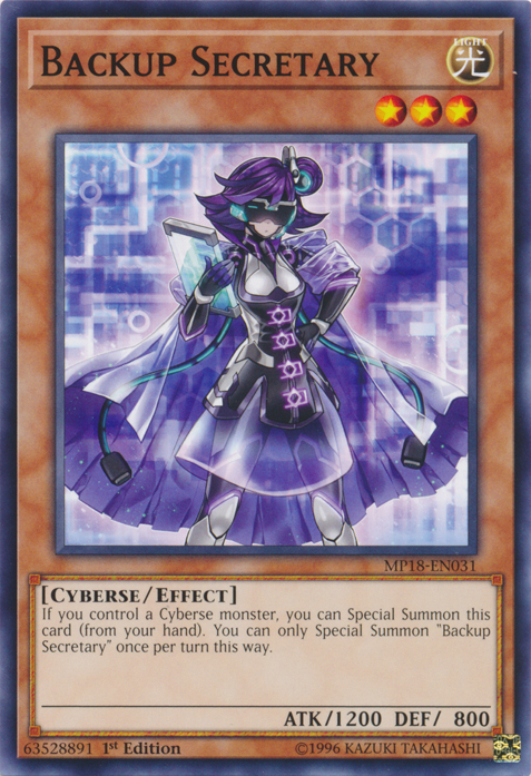 Backup Secretary [MP18-EN031] Common | Chromatic Games