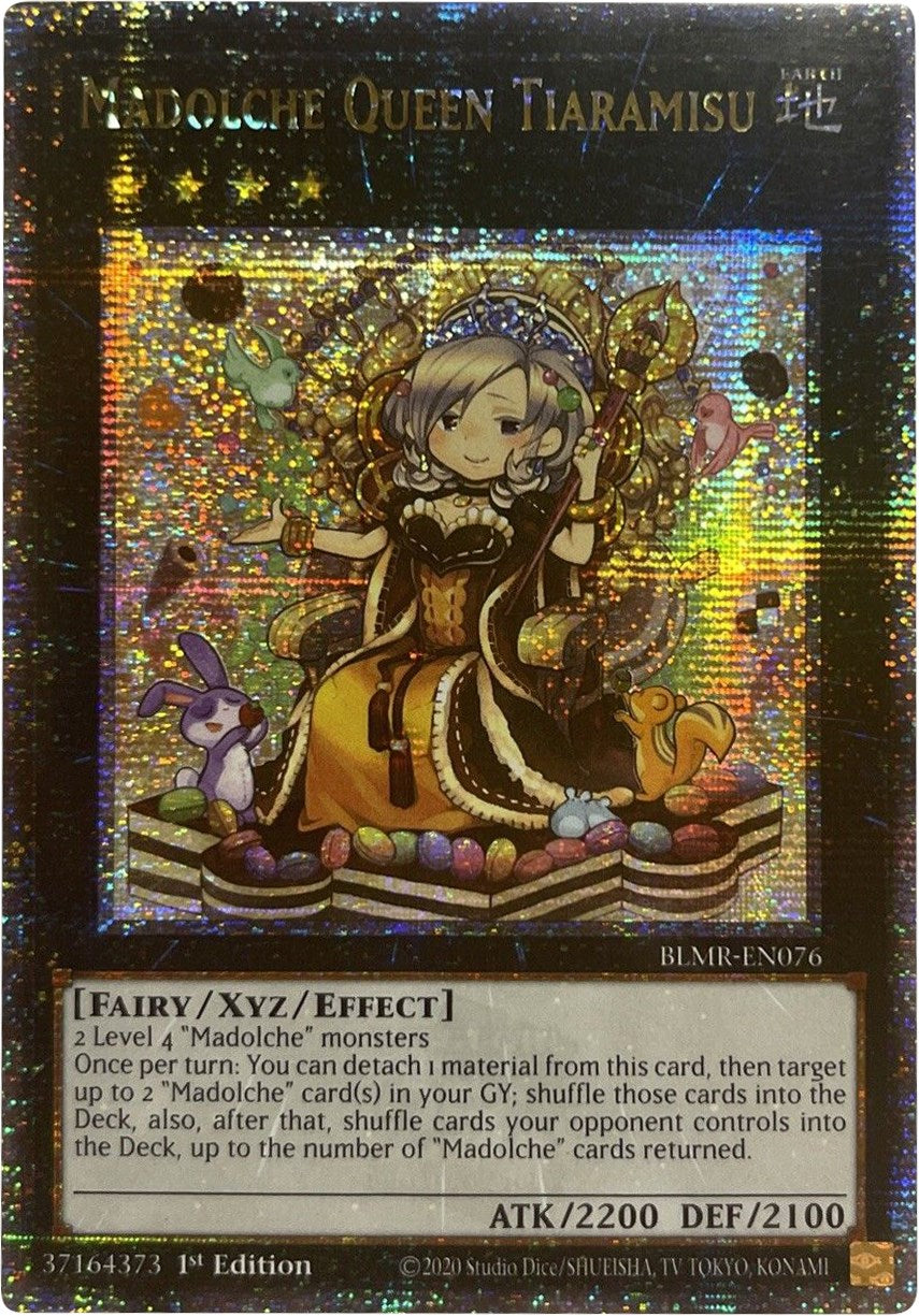 Madolche Queen Tiaramisu [BLMR-EN076] Quarter Century Secret Rare | Chromatic Games