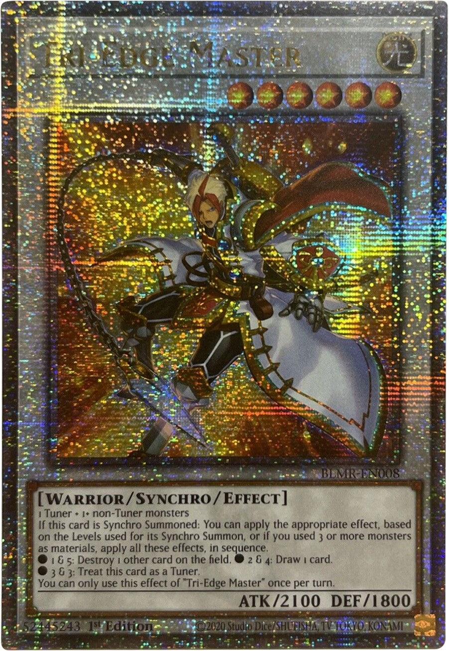 Tri-Edge Master [BLMR-EN008] Quarter Century Secret Rare | Chromatic Games