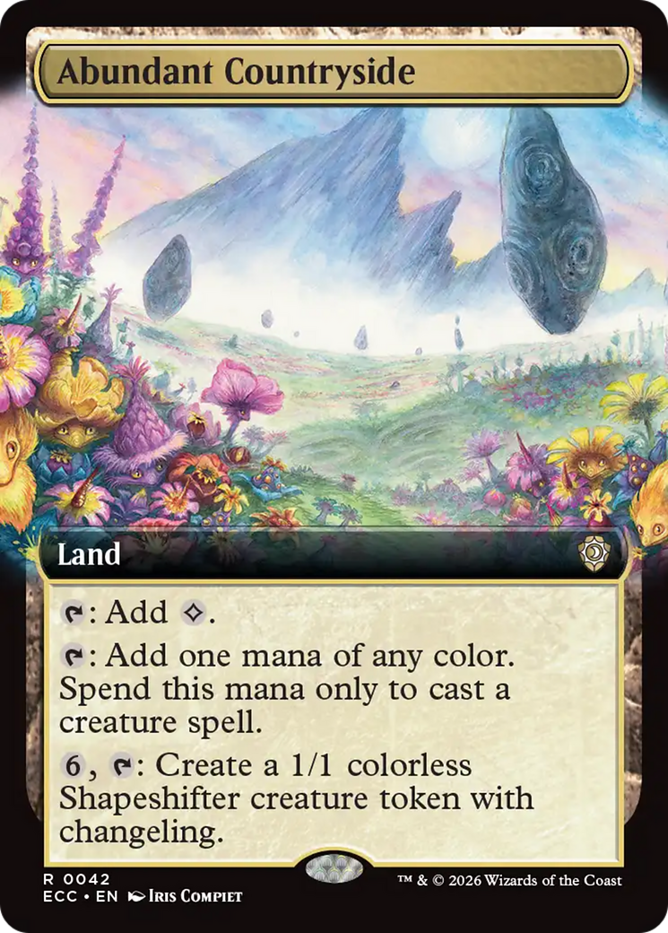 Abundant Countryside (Extended Art) [Lorwyn Eclipsed Commander] | Chromatic Games