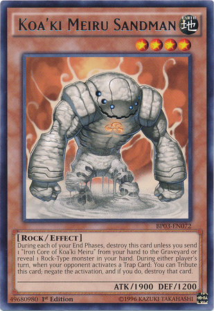 Koa'ki Meiru Sandman [BP03-EN072] Rare | Chromatic Games