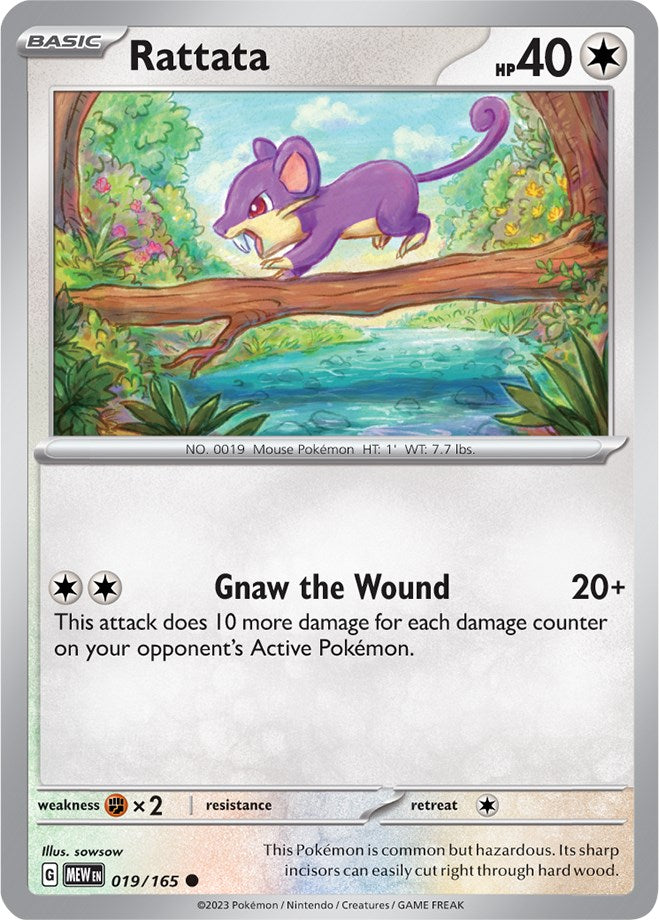 Rattata (019/165) [Scarlet & Violet 151] | Chromatic Games