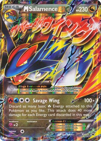 M Salamence EX (XY171) (Jumbo Card) [XY: Black Star Promos] | Chromatic Games