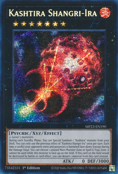 Kashtira Shangri-Ira [MP23-EN190] Prismatic Secret Rare | Chromatic Games