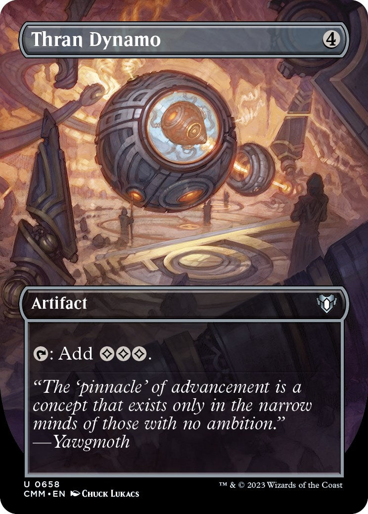 Thran Dynamo (Borderless Alternate Art) [Commander Masters] | Chromatic Games