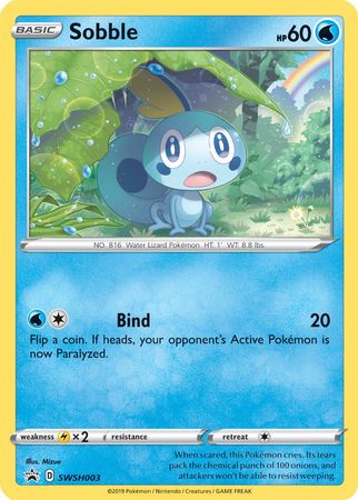 Sobble (SWSH003) [Sword & Shield: Black Star Promos] | Chromatic Games