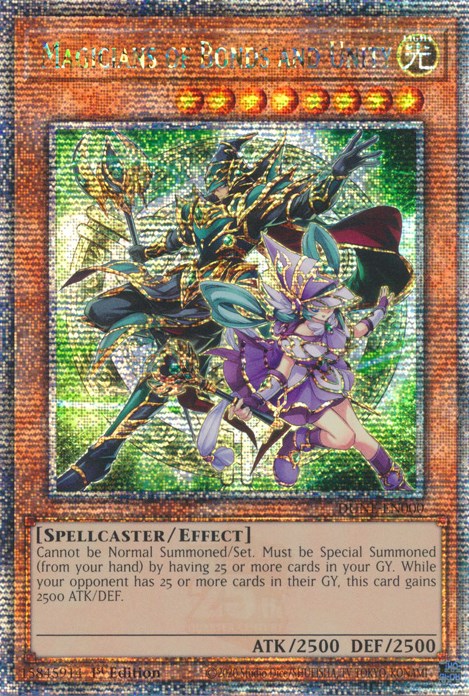 Magicians of Bonds and Unity [DUNE-EN000] Quarter Century Secret Rare | Chromatic Games