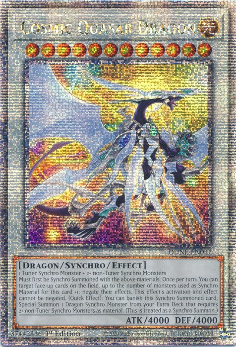 Cosmic Quasar Dragon [DUNE-EN037] Quarter Century Secret Rare | Chromatic Games