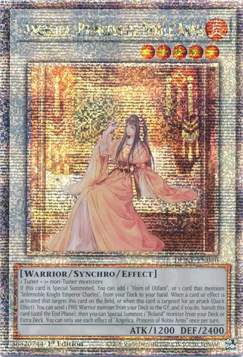 Angelica, Princess of Noble Arms [DUNE-EN040] Quarter Century Secret Rare | Chromatic Games