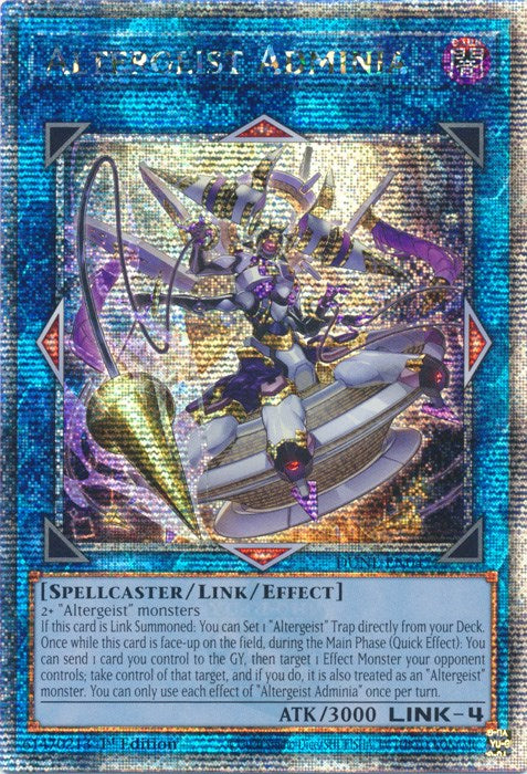 Altergeist Adminia [DUNE-EN047] Quarter Century Secret Rare | Chromatic Games