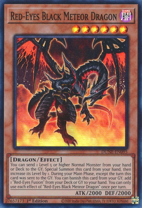 Red-Eyes Black Meteor Dragon [DUNE-EN095] Super Rare | Chromatic Games