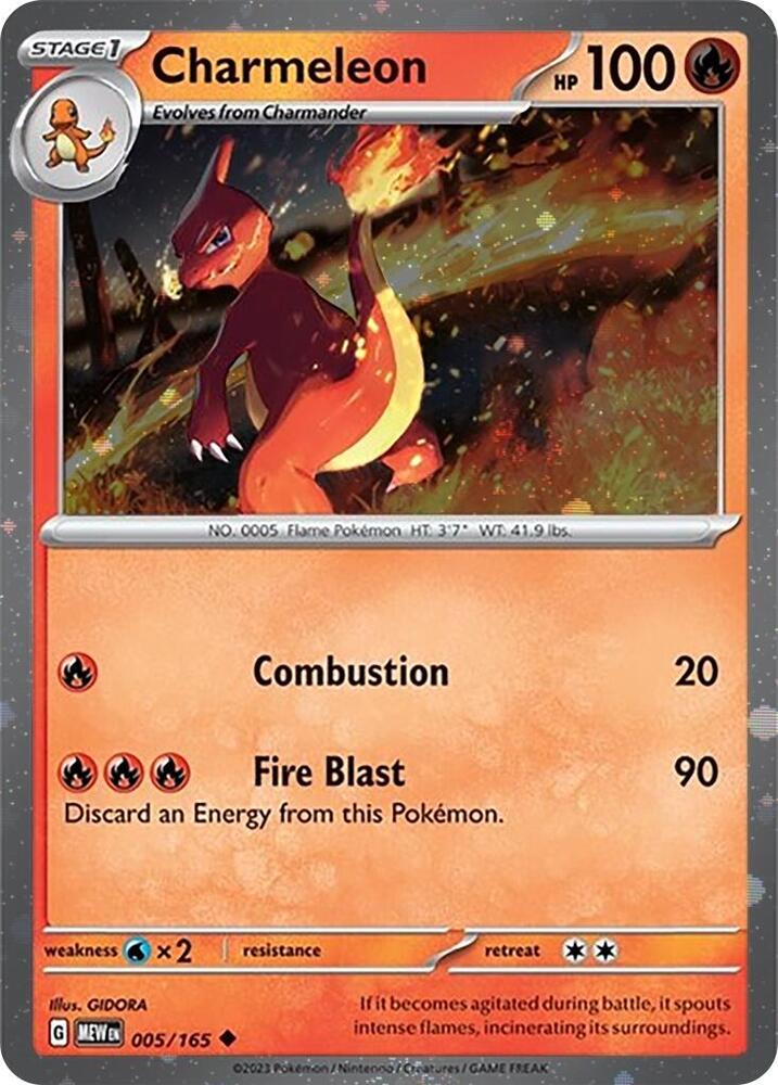 Charmeleon (005) (Cosmos Holo) [Scarlet & Violet: Black Star Promos] | Chromatic Games