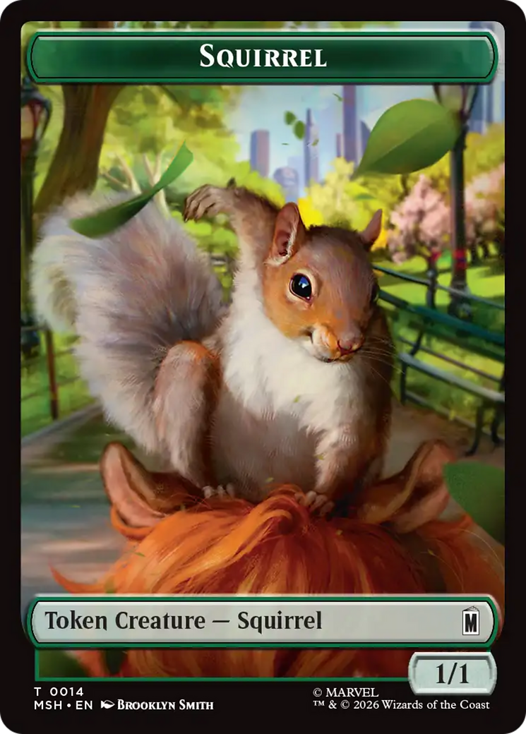 Galactus // Squirrel Double-Sided Token [Marvel Super Heroes Tokens] | Chromatic Games