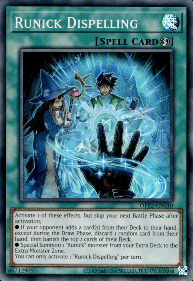 Runick Dispelling [OP22-EN010] Super Rare | Chromatic Games
