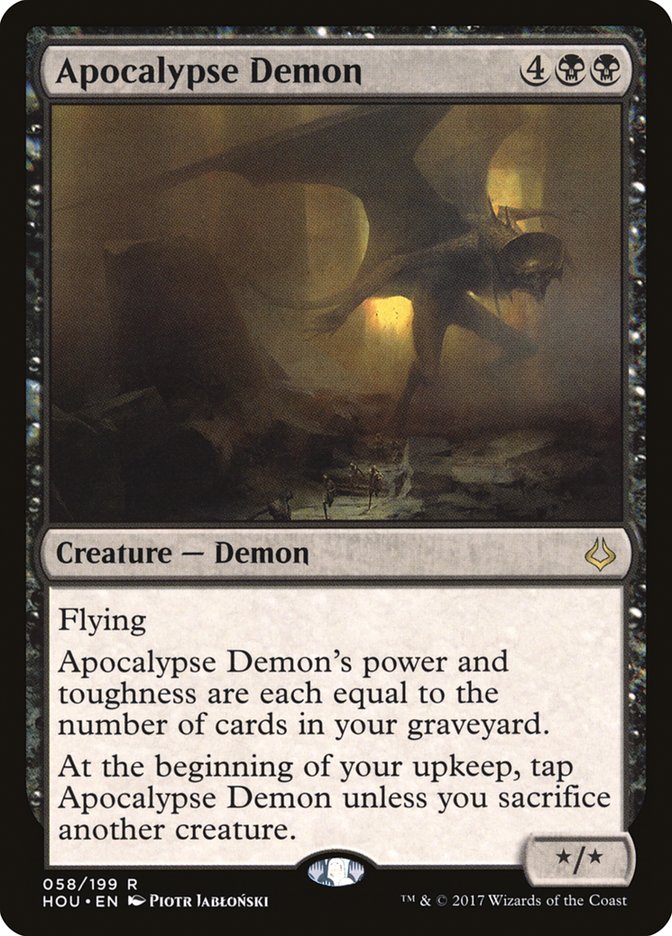 Apocalypse Demon 58/199 (Hour of Devastation)  - Foil | Chromatic Games