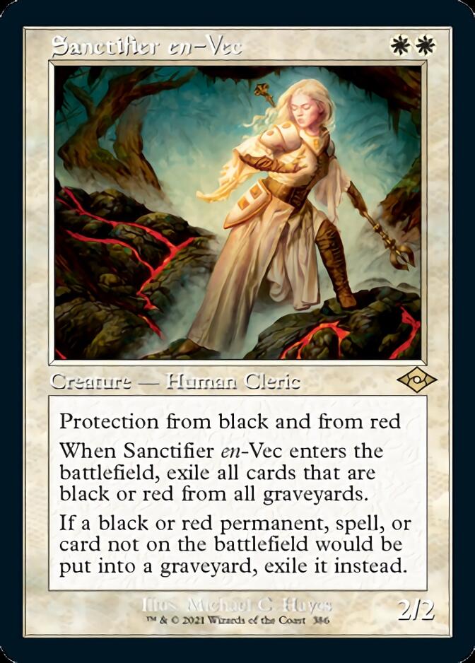 Sanctifier en-Vec (Retro Foil Etched) [Modern Horizons 2] | Chromatic Games