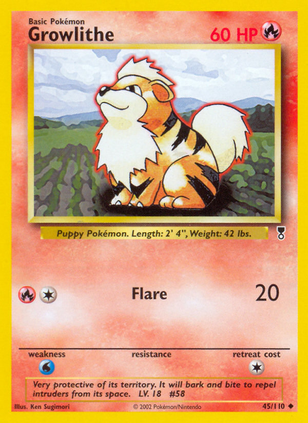 Growlithe (45/110) [Legendary Collection] | Chromatic Games