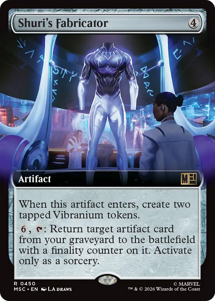 Shuri's Fabricator (Extended Art) [Marvel Super Heroes Commander] | Chromatic Games
