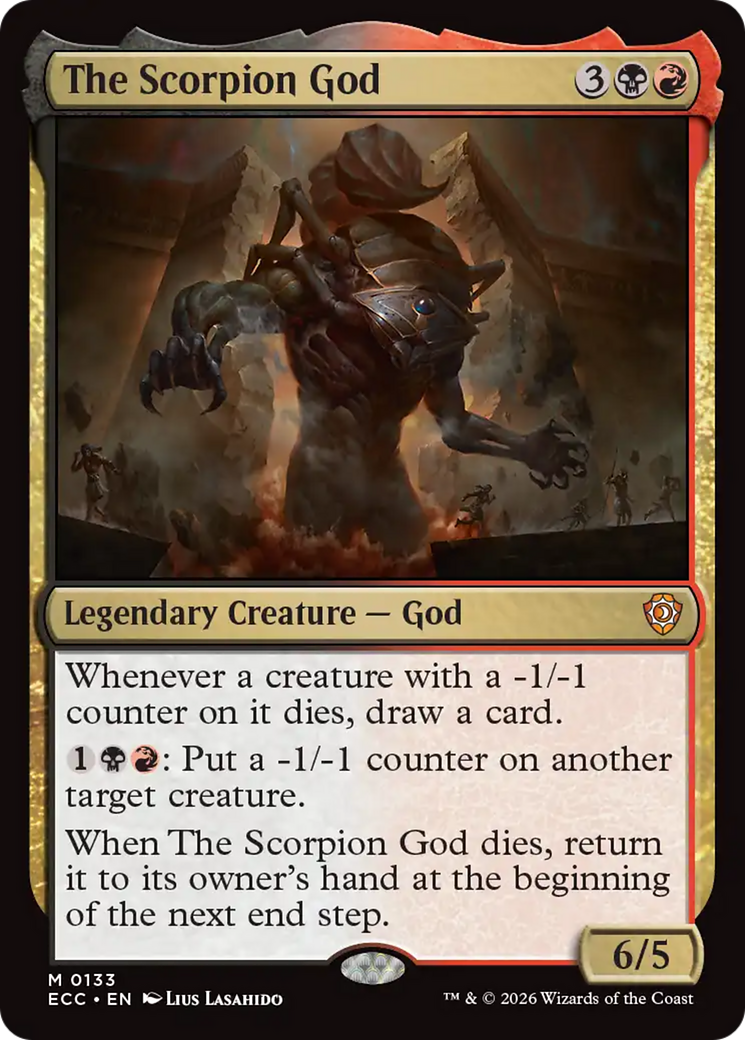 The Scorpion God [Lorwyn Eclipsed Commander] | Chromatic Games