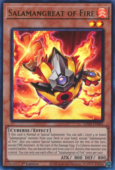 Salamangreat of Fire [LD10-EN001] Ultra Rare | Chromatic Games