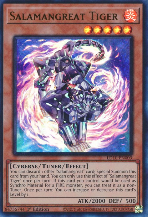 Salamangreat Tiger [LD10-EN003] Ultra Rare | Chromatic Games