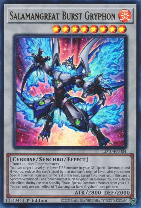 Salamangreat Burst Gryphon [LD10-EN004] Ultra Rare | Chromatic Games