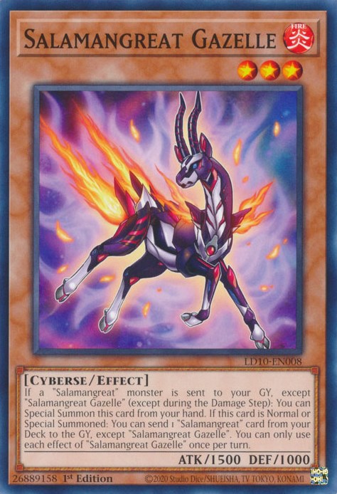 Salamangreat Gazelle [LD10-EN008] Common | Chromatic Games