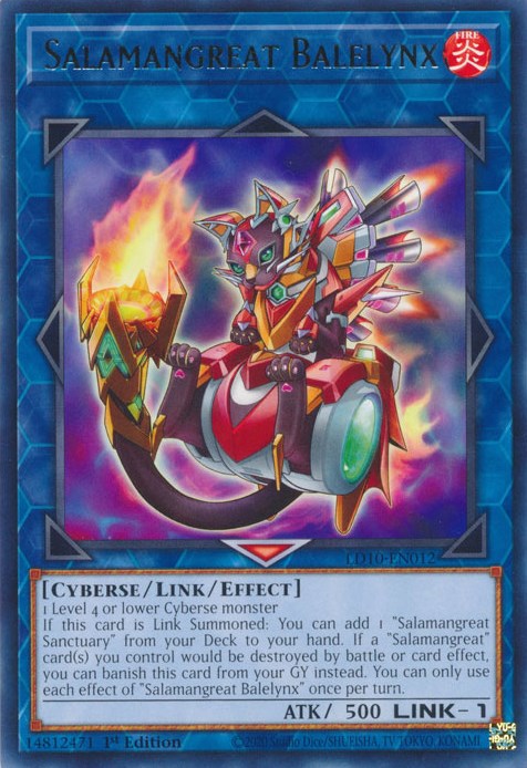 Salamangreat Balelynx [LD10-EN012] Rare | Chromatic Games