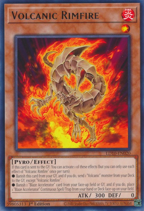 Volcanic Rimfire [LD10-EN020] Rare | Chromatic Games