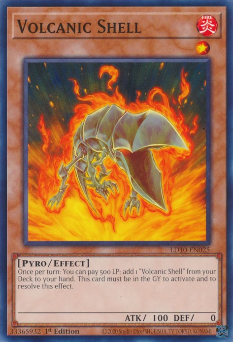 Volcanic Shell [LD10-EN025] Common | Chromatic Games