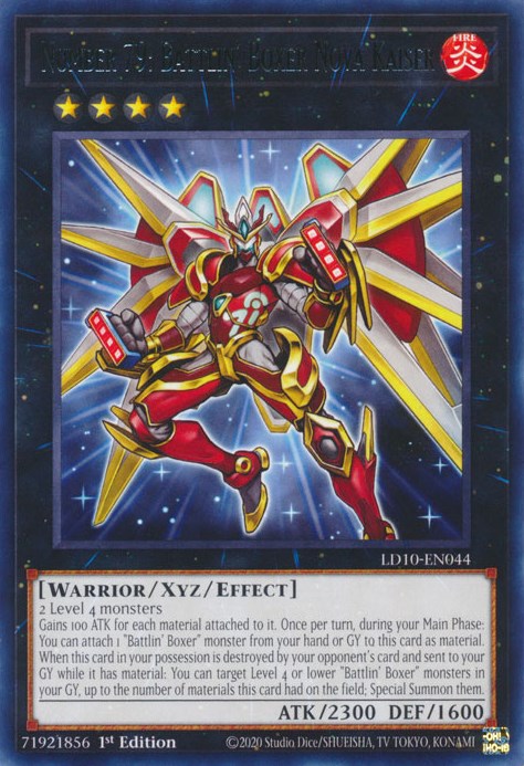 Number 79: Battlin' Boxer Nova Kaiser [LD10-EN044] Rare | Chromatic Games