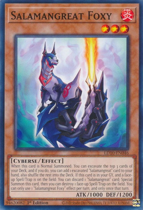 Salamangreat Foxy [LD10-EN046] Common | Chromatic Games