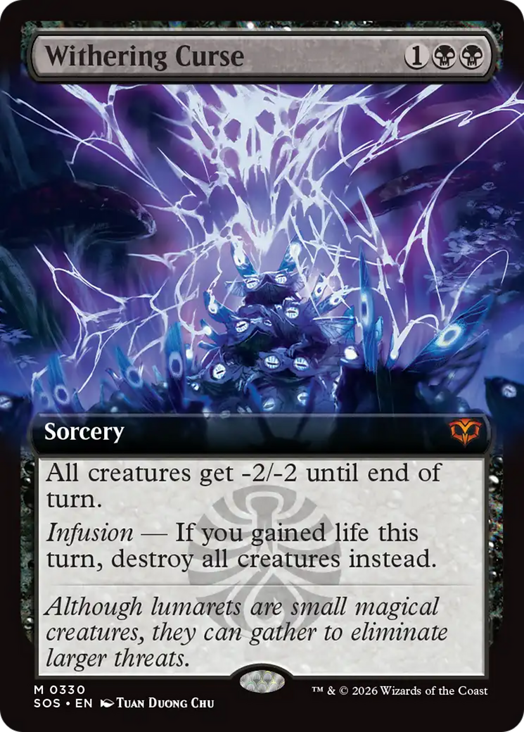 Withering Curse (Extended Art) [Secrets of Strixhaven] | Chromatic Games