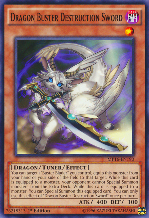 Dragon Buster Destruction Sword [MP16-EN190] Common | Chromatic Games