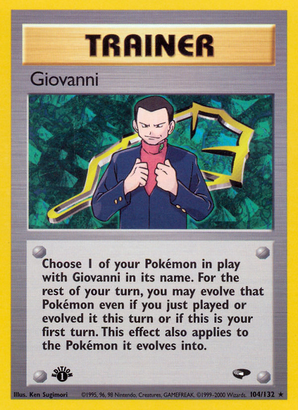 Giovanni (104/132) [Gym Challenge 1st Edition] | Chromatic Games